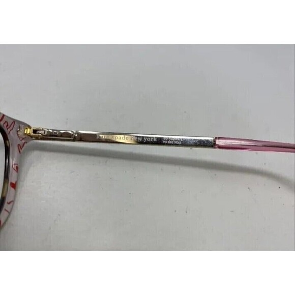 Kate Spade New York Eyeglasses Frames Only NATALIA H7P 140 Tortoise/Pink - Picture 6 of 9